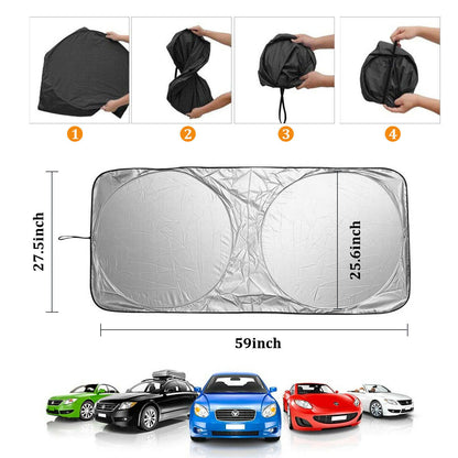 Foldable Windshield Sun Shade Shield